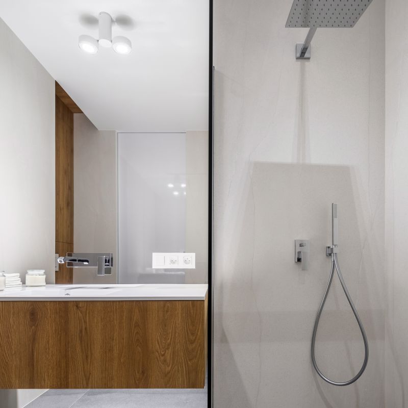 Installed Modern Shower